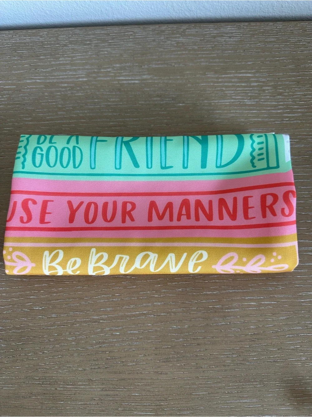 Pippi Post Colorful Inspirational Saying Book Stack Classroom Banner Tapestry
